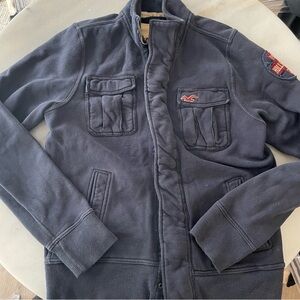 Men's Navy Jacket Hollister vintage size XL